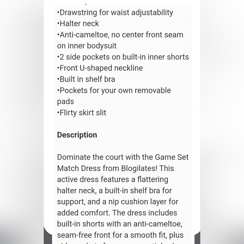 Blogilates Game Set Active Dress - Picture 8 of 8